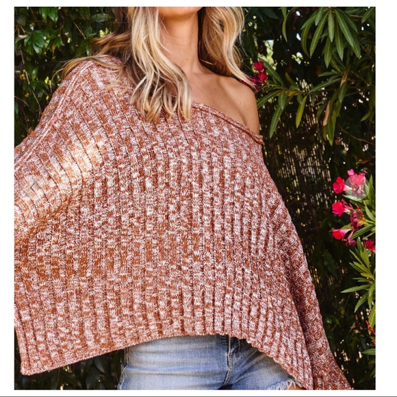 43 Bohemian chic Wide Sleeves Dolman Sweater - Picture 5 of 6